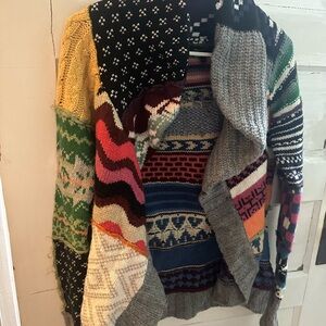 Desigual Colorful Knit Cardigan